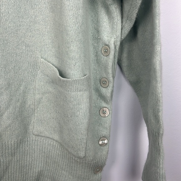 COS COB women’s large longline button detail vintage angora blend sweater - Picture 2 of 9